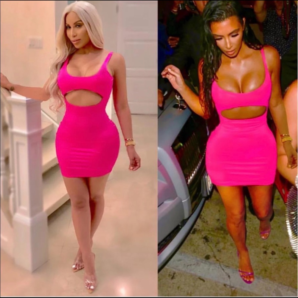 Hot Pink Neon Dress